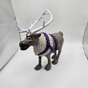 Disney FROZEN 2 Sledding Seven Elk Moose Doll Plastic Figurine 9.5”